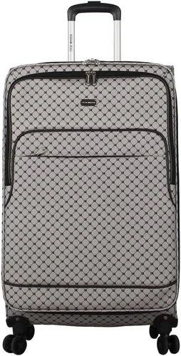 Vista 42 de Steve Madden Equipaje de diseñador, Chalet Gris Claro, Juego de maleta giratoria ligera expandible de 3 piezas - Juego de viaje