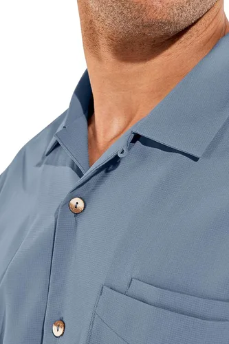 Vista 3 de Coolibar UPF 50+ Safari Camp Camisa para hombre, protección solar