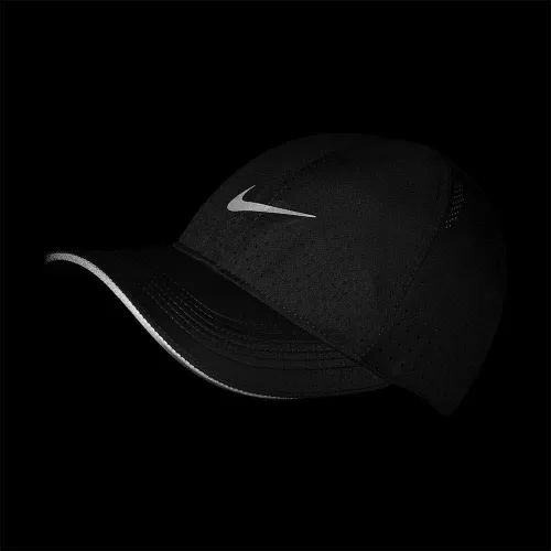 Vista 3 de Nike Gorra Aerobill Tiwind unisex para adultos, Negro