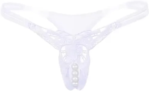 Vista 12 de Tanga de cintura baja con bordado de mariposa para mujer 6 Pack-Multicolor