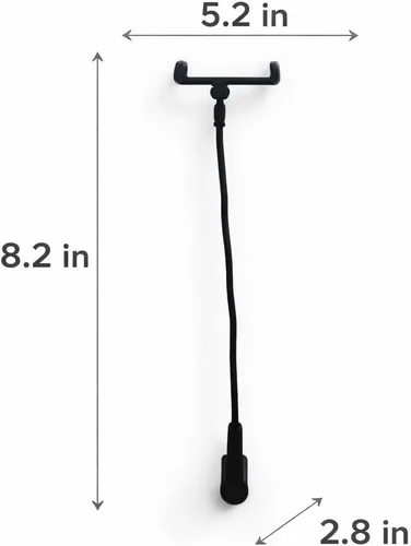 Vista 2 de Soporte para tablet Kindle con cuello de cisne, soporte de brazo ajustable para leer en la cama, manos libres, accesorios Kindle Paperwhite