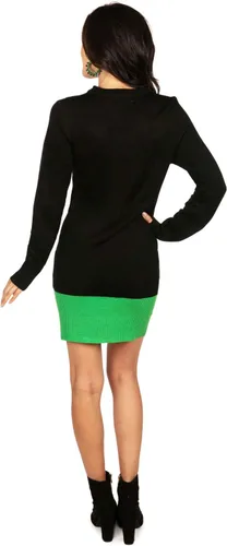 Vista 57 de Vestido tipo suéter con guirnalda Gaudy para mujer