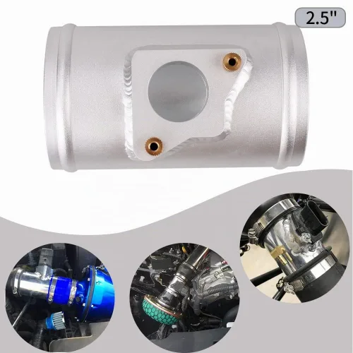 Vista 4 de BARTOO Base para medidor de flujo de aire MAF, montaje para sensor Toyota/Mazda/Subaru/Honda (2.5 pulgadas, 1) Aluminum Alloy, Improves Airflow &