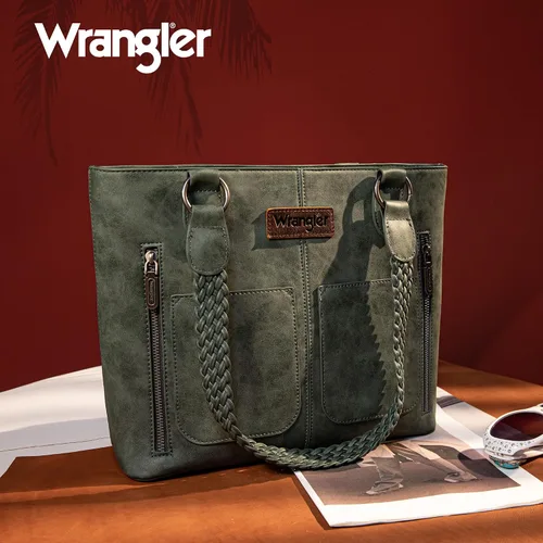Vista 2 de Wrangler Bolso de mano para mujer, bolso occidental con múltiples bolsillos