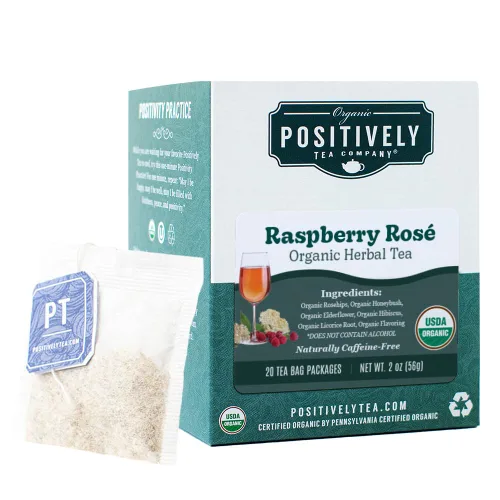 Vista 121 de Bolsas de hojas sueltas para té. Orgánicas por USDA. Positively Tea LLC.