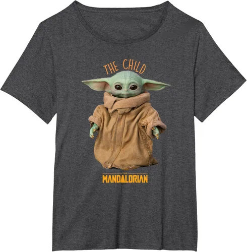 Vista 20 de Star Wars The Mandalorian Grogu The Child Photo Pose - Camiseta linda Negro