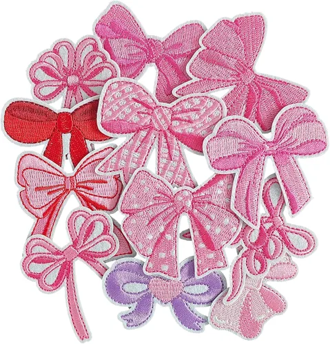 Vista 27 de 60 parches bordados de estilos surtidos al azar, parches para coser o planchar, apliques para ropa, pantalones de vestir, sombreros, jeans, flores