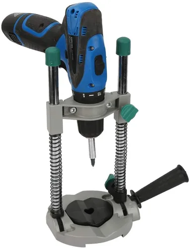 Vista 2 de Soporte de taladro de ángulo ajustable para carpintería, soporte de taladro de mano eléctrico de 45 grados, soporte de accesorio de herramienta