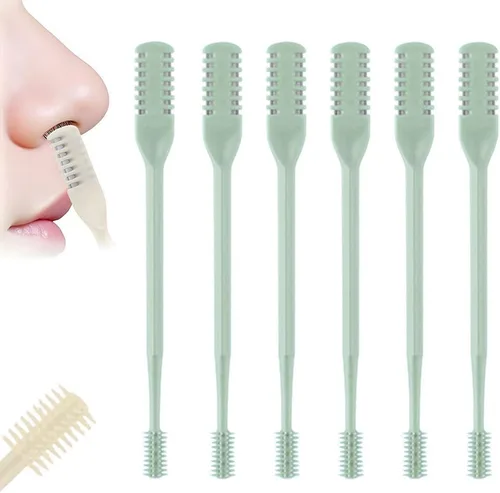 Vista 18 de Jiexily Cortador de Pelo Nasal 2 en 1 para Mujeres y Hombres, Nuevo 2025 Recortador de Nariz Giratorio 360° Herramienta Removedora, Cuchillo de Pelo