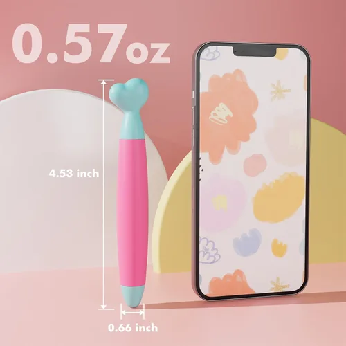 Vista 7 de Digiroot Bolígrafos capacitivos para niños, paquete de 3 con puntas de goma duraderas, compatibles con Fire, iPad, iPhone, tabletas Android