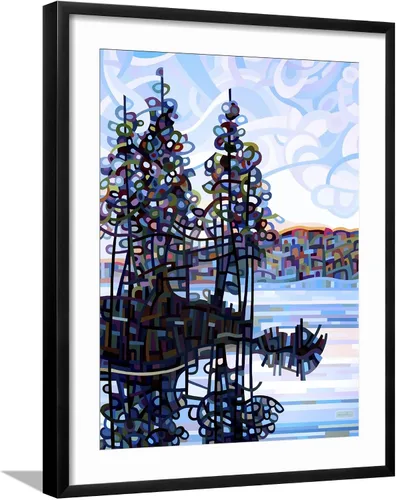 Vista 11 de AllPosters Mandy Budan - Impresión giclée de pared con marco negro de Haliburton Morning on Black Frame de 12 x 16 pulgadas