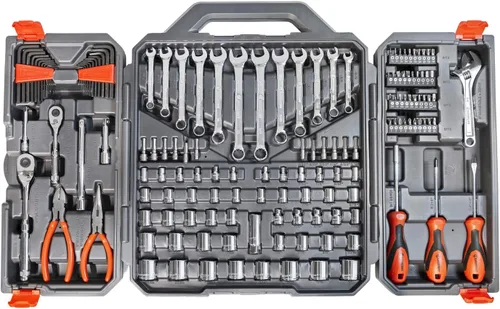 Vista 2 de Crescent CTK150 - Juego de herramientas profesionales SAE/métricas de 150 piezas de 1/4" y 3/8" de 6 puntos