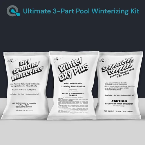 Vista 2 de AquaDoc - Kit de preparación para el invierno para piscinas, trata hasta 12,000 galones, kit de cierre de invierno de 3 partes para piscinas