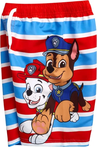 Vista 3 de Nickelodeon Paw Patrol - Traje de baño para niños Chase Marshall Rubble TMNT UPF 50+ - Pantalones cortos de natación para niños pequeños y niños