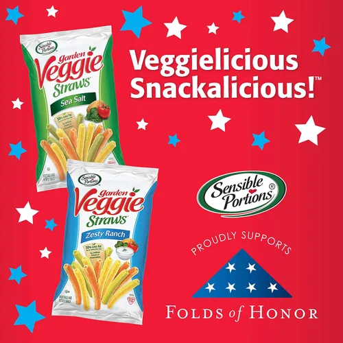 Vista 5 de Sensible Portions Garden Veggie Straws, queso cheddar, 5 onzas (paquete de 12)