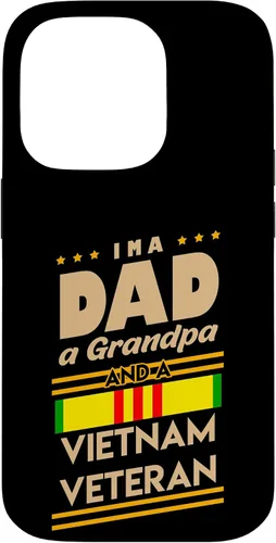 Vista 17 de Funda de regalo para iPhone 13 Pro Max I'm a Dad Grandpa And Vietnam Veteran Cool Soldier