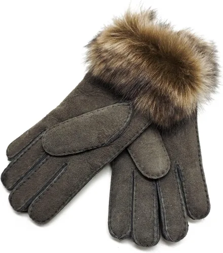 Vista 3 de YISEVEN Guantes de piel de oveja merino para mujer