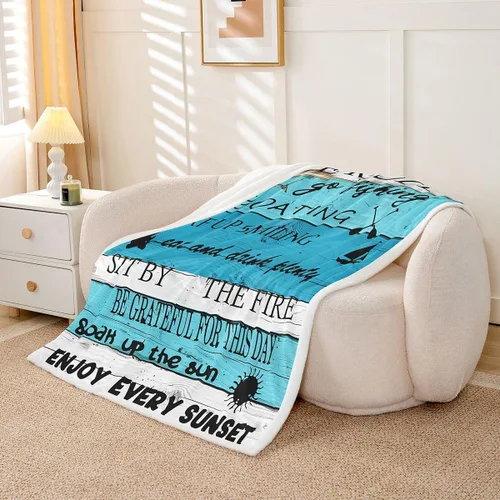 Vista 20 de Erosebridal Manta náutica de ancla, forro polar con brújula oceánica de 40 x 50 pulgadas para niños, niñas, adolescentes, adultos, decoración