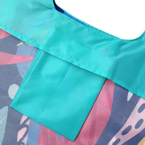 Vista 5 de allydrew Allybag - Bolsa de comestibles plegable y ligera, reutilizable, Abrtract 1