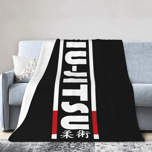 Vista 8 de Jiu Jitsu - Manta de franela suave y mullida para sofá, cálida y decorativa