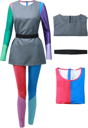 Vista 3 de DAZCOS Luz Noceda - Disfraz de cosplay para Halloween con medias