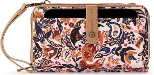 Vista 3 de Sakroots Artist Circle - Cartera/Brazalete grande para teléfono celular Aqua World