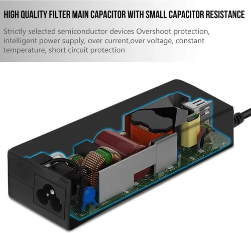 Vista 5 de Cargador adaptador de CA de repuesto compatible con Lenovo Chromebook C330 MT8173c 81HY0001US.