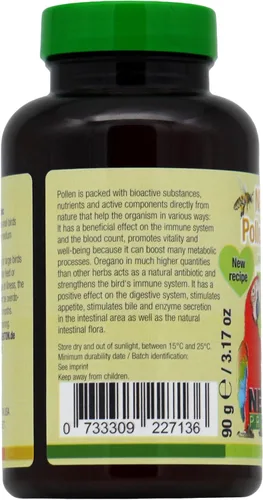 Vista 4 de Nekton Polen para pájaros 90 g/ 3.1oz