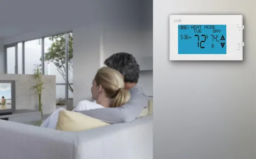 Vista 2 de Lux - Termostato de pantalla táctil programable