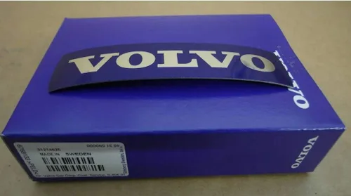 Vista 3 de Emblema adhesivo de repuesto original con el logotipo para la parrilla de Volvo