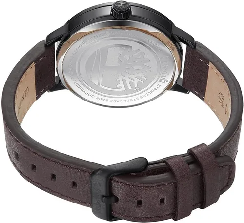 Vista 3 de Timberland Reloj multifunción para hombre, Marrón Oscuro, Vestido Deportivo