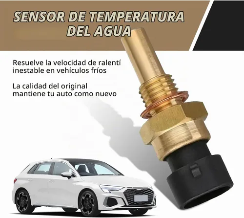 Vista 6 de MLY 1 sensor de temperatura del refrigerante del automóvil, sensor de temperatura del refrigerante del motor duradero de 2 pines, ajuste directo