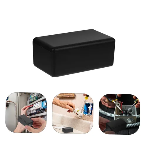 Vista 3 de DOITOOL Paquete de 5 cajas de plástico ABS para electrónica Cajas de proyectos pequeños, caja de conexiones 2.402x1.417x0.984 in Caja de proyectos