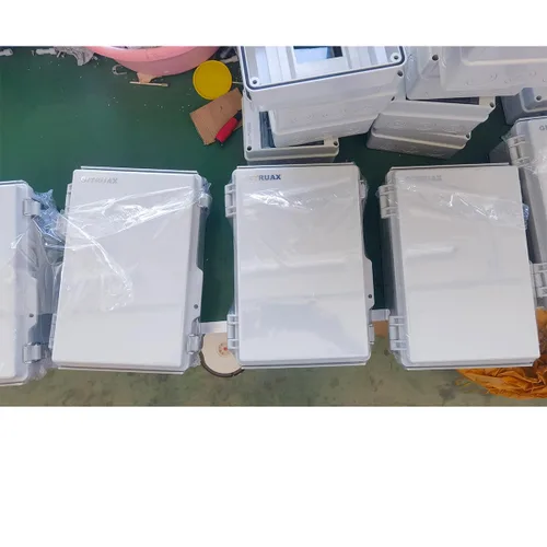Vista 2 de Caja de conexiones impermeable Caja de conexiones al aire libre ip67 Caja de plástico ABS y Caja de proyectos
