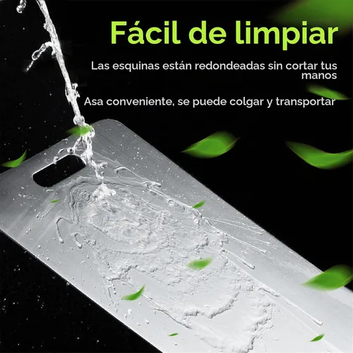 Vista 5 de Tabla de cortar de titanio, 2 tablas de cortar de titanio para cocina Nueva tabla de cortar de titanio de doble cara de grado alimenticio