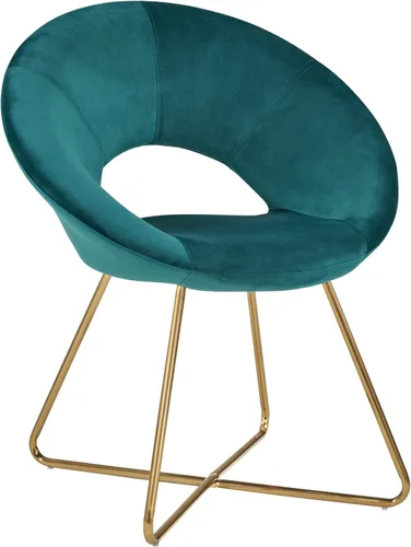 Vista 8 de Duhome. - Sillas con diseño moderno de mediados de siglo, para el comedor y la sala de estar, con patas de metal negras industriales, 1 unidad.