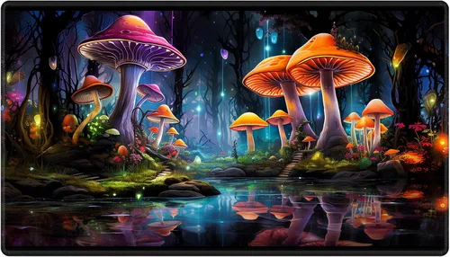 Vista 134 de Alfombra de juego con zonas para juego de cartas MTG, alfombras de juego de mesa, alfombras de juego de mesa de Magic, 61x35.5 cm, alfombra de juego
