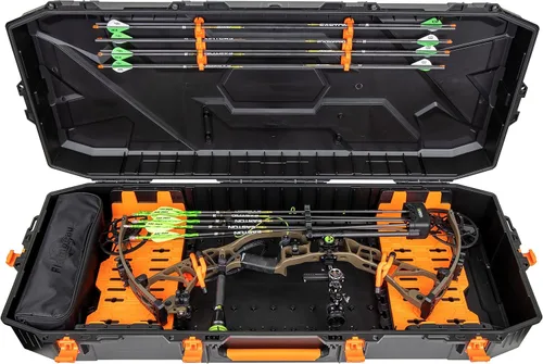 Vista 2 de Flambeau Outdoors Estuche Formula Bow - Cuenta con sistema de seguridad de arco sin espuma A.B.S. y cera Bohning 1306 Tex-Tite Bowstring de 1 oz
