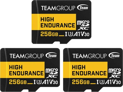 Vista 8 de TEAMGROUP Alta resistencia 64GB x 5 unidades Micro SDXC UHS-I U3 V30 4K 100 MB/s (diseñada para monitorear), estable y duradera, compatible