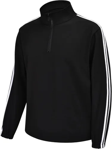 Vista 2 de ZeroShop Disfraces de los 80 para hombre, ropa de chándal de los 90, gorro de rapero con gafas de sol estilo antigua, atuendo de hip hop