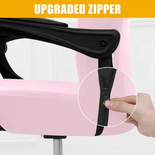 Vista 70 de Smiry fundas elásticas estampadas para silla de oficina de computadora, fundas universales para sillas giratorias de escritorio, extraíbles
