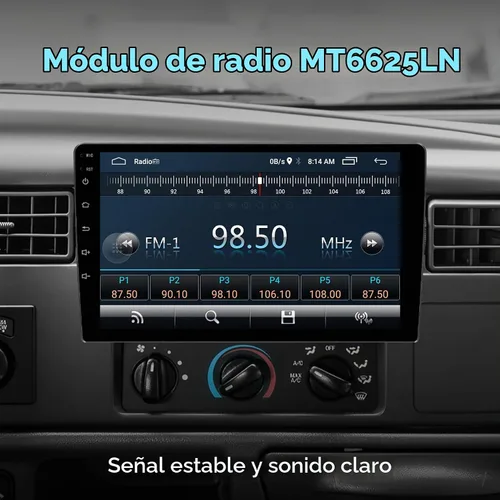 Vista 4 de 9" IPS Visualización Completa Táctil 2+32G Radio de Coche Doble Din Receptores de Audio Vídeo Estéreo con CarPlay Inalámbrico Android Auto Cámara