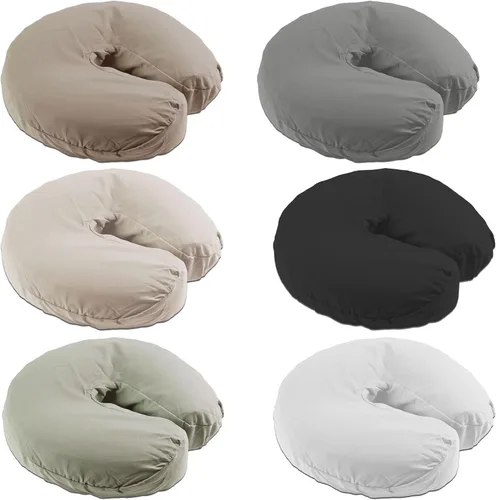 Vista 6 de Body Linen Tranquility - Funda de microfibra para masaje facial, ultrasuave, transpirable, resistente a las manchas con ajuste elástico duradero