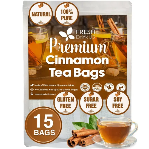 Vista 14 de FreshDrinkUS, 40 bolsas de té de raíz de bardana premium, 100% natural y puro de raíz de bardana. Fabricado con bolsas de té de material natural.