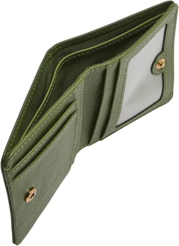 Vista 5 de Fossil Logan - Cartera plegable de cuero con bloqueo RFID para mujer