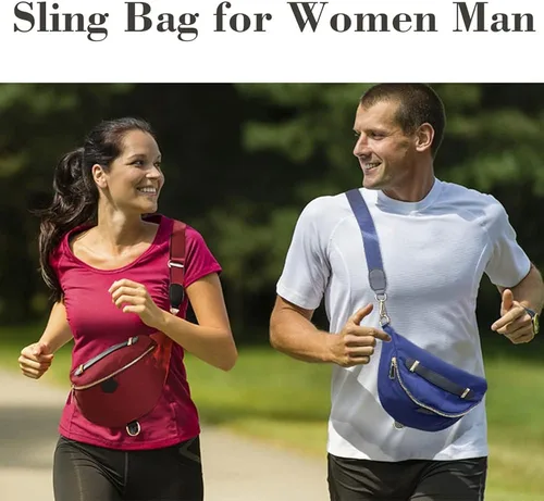 Vista 2 de INICAT Riñoneras para mujer, riñoneras de moda, bolsa pequeña con correa ajustable para viajes y deportes