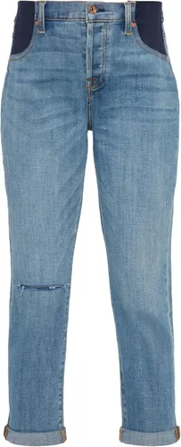 Vista 5 de 7 For All Mankind Jeans Josefina de maternidad para mujer con un agujero en la rodilla