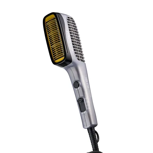 Vista 2 de RED by KISS 1875 - Estilizador de cabello iónico de cerámica con púa desenredante, peine profesional de secado rápido, 4 ajustes de calor/velocidad