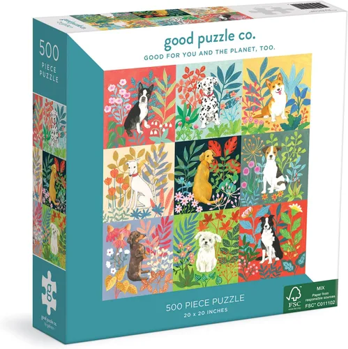 Vista 5 de Good Puzzle co. - Basket Blooms - Rompecabezas de 500 piezas Flores de cesta
