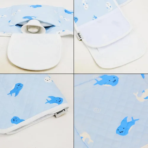 Vista 8 de Bolsa de agua caliente para bebé, portátil, con bonito cinturón para la cintura, bolsa de agua caliente con cubierta suave, bolsa de compresa